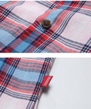 ダブルユーブイプロジェクト(WV PROJECT) NEWBIE BASIC CHECK SHORT SHIRTS Red Blue JJSS7272