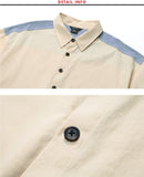 ダブルユーブイプロジェクト(WV PROJECT) TWO TON YOKE SHORT-SHIRTS beige SWSS7285
