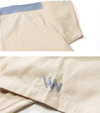 ダブルユーブイプロジェクト(WV PROJECT) TWO TON YOKE SHORT-SHIRTS beige SWSS7285