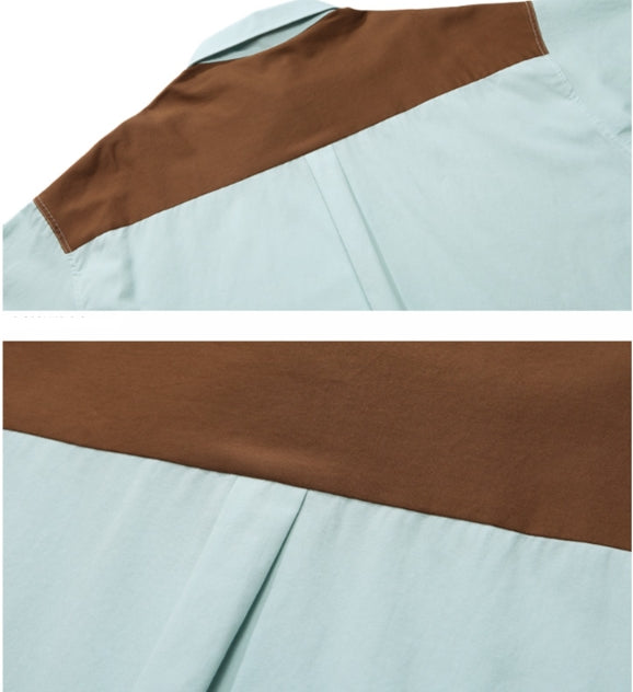 ダブルユーブイプロジェクト(WV PROJECT) TWO TON YOKE SHORT-SHIRTS BLUE SWSS7285