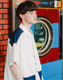 ダブルユーブイプロジェクト(WV PROJECT) TWO TON YOKE SHORT-SHIRTS IVORY SWSS7285