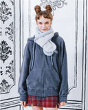ダブルユーブイプロジェクト(WV PROJECT) CHOOSE UP FLEECE HOOD ZIPUP BLUEGRAY YROT7222