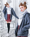 ダブルユーブイプロジェクト(WV PROJECT) CHOOSE UP FLEECE HOOD ZIPUP BLUEGRAY YROT7222