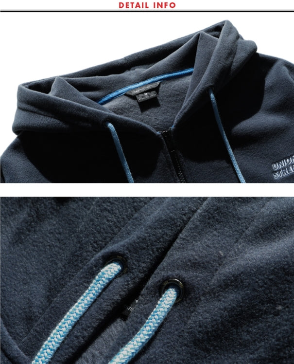 ダブルユーブイプロジェクト(WV PROJECT) CHOOSE UP FLEECE HOOD ZIPUP BLUEGRAY YROT7222