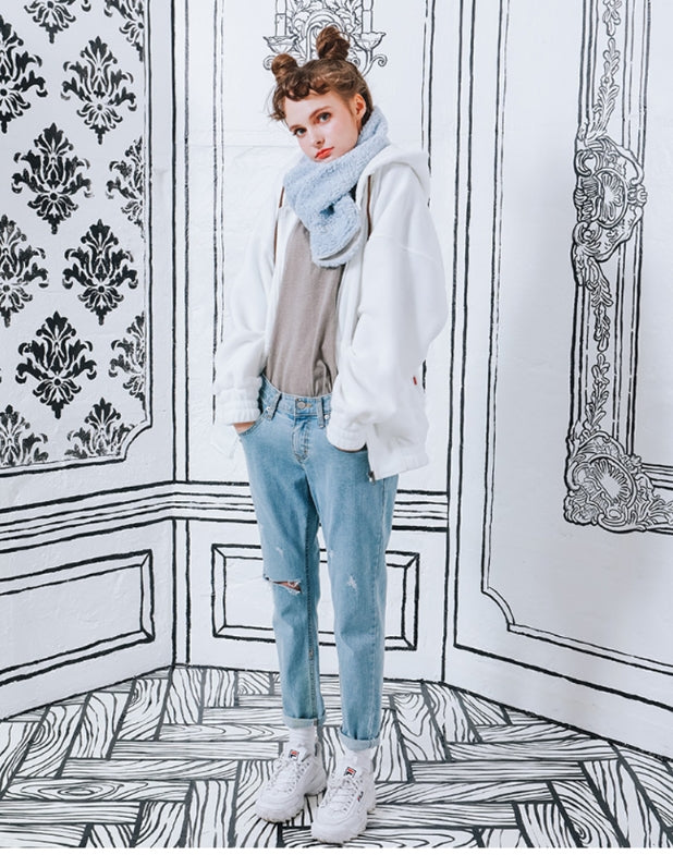 ダブルユーブイプロジェクト(WV PROJECT) CHOOSE UP FLEECE HOOD ZIPUP IVORY YROT7222
