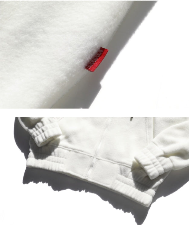 ダブルユーブイプロジェクト(WV PROJECT) CHOOSE UP FLEECE HOOD ZIPUP IVORY YROT7222