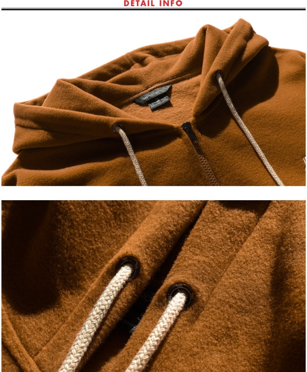ダブルユーブイプロジェクト(WV PROJECT) CHOOSE UP FLEECE HOOD ZIPUP Camel YROT7222