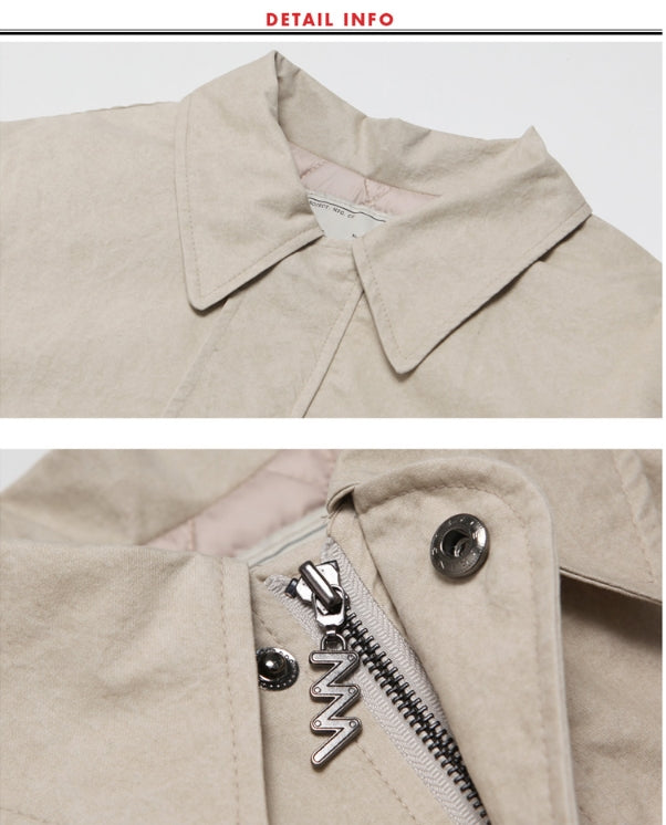 ダブルユーブイプロジェクト(WV PROJECT) CANU COTTON JACKET BEIGE MJJK7218