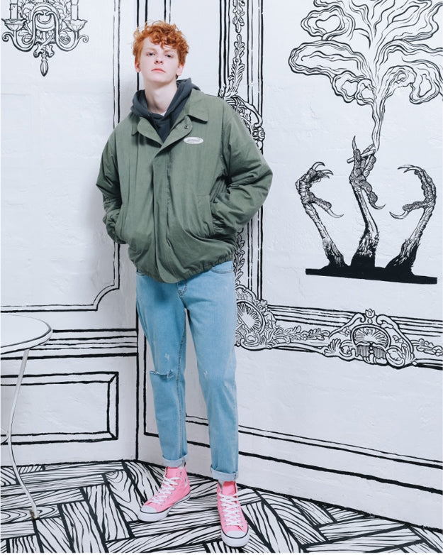 ダブルユーブイプロジェクト(WV PROJECT) CANU COTTON JACKET KHAKI MJJK7218