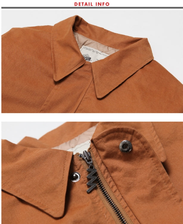 ダブルユーブイプロジェクト(WV PROJECT) CANU COTTON JACKET Camel MJJK7218