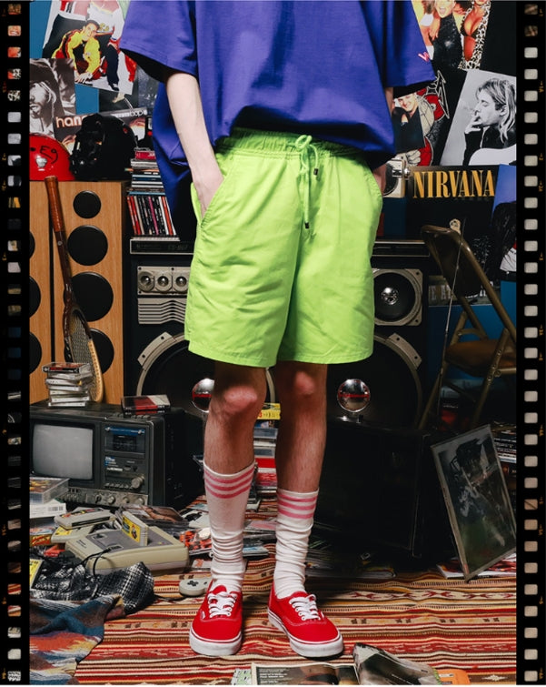 ダブルユーブイプロジェクト(WV PROJECT) AWAY SHORTS LIME MJSP7247