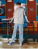 ダブルユーブイプロジェクト(WV PROJECT) TOMSON SEMI-WIDE DENM PANTS LIGHT BLUE CJLP7277