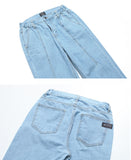 ダブルユーブイプロジェクト(WV PROJECT) TOMSON SEMI-WIDE DENM PANTS LIGHT BLUE CJLP7277