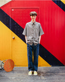 ダブルユーブイプロジェクト(WV PROJECT) TOMSON SEMI-WIDE DENM PANTS BLUE CJLP7277