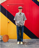 ダブルユーブイプロジェクト(WV PROJECT) TOMSON SEMI-WIDE DENM PANTS DEEPBLUE CJLP7277