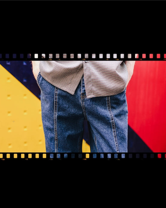 ダブルユーブイプロジェクト(WV PROJECT) TOMSON SEMI-WIDE DENM PANTS DEEPBLUE CJLP7277