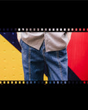 ダブルユーブイプロジェクト(WV PROJECT) TOMSON SEMI-WIDE DENM PANTS DEEPBLUE CJLP7277