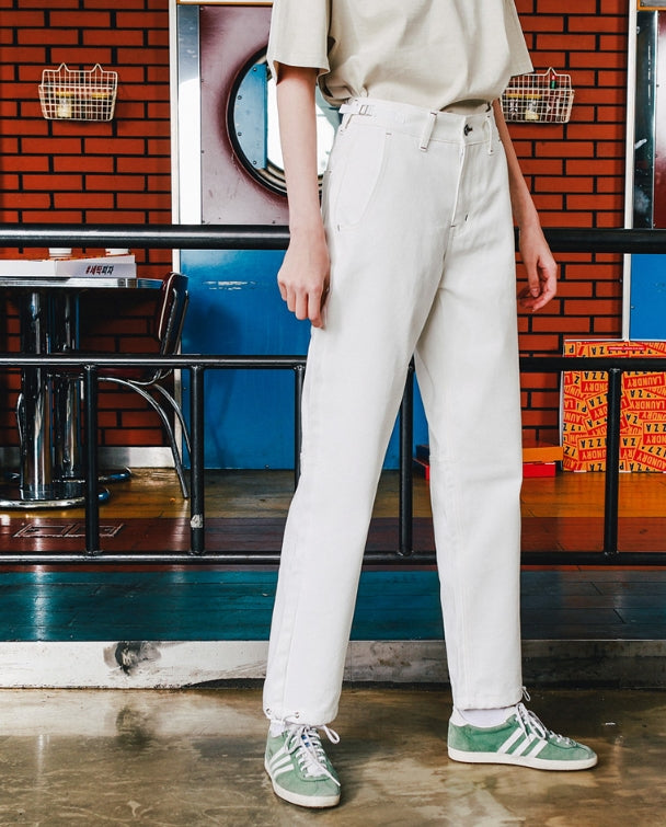 ダブルユーブイプロジェクト(WV PROJECT) Dylan DENIM PANTS CREAM CJLP7279