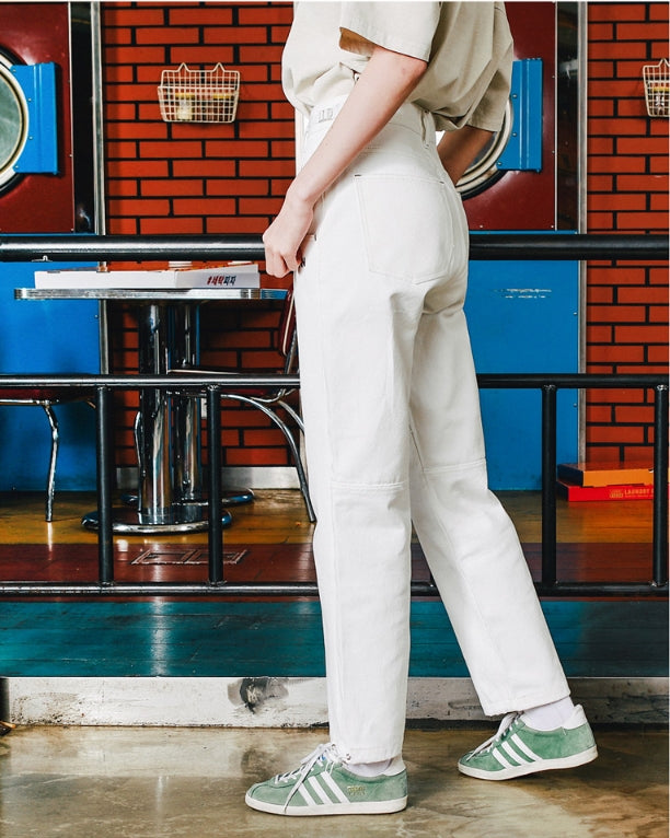ダブルユーブイプロジェクト(WV PROJECT) Dylan DENIM PANTS CREAM CJLP7279