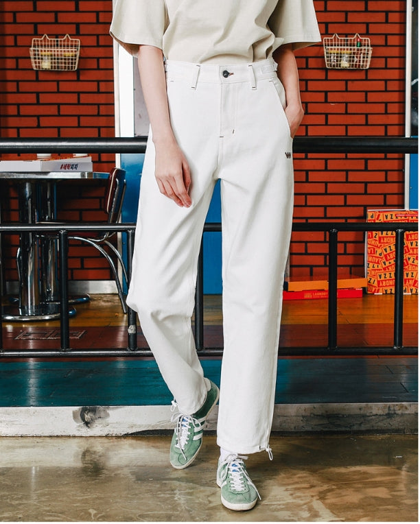 ダブルユーブイプロジェクト(WV PROJECT) Dylan DENIM PANTS CREAM CJLP7279