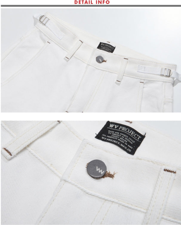 ダブルユーブイプロジェクト(WV PROJECT) Dylan DENIM PANTS CREAM CJLP7279