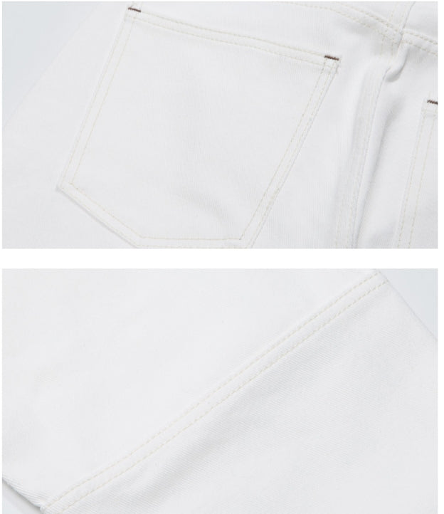 ダブルユーブイプロジェクト(WV PROJECT) Dylan DENIM PANTS CREAM CJLP7279