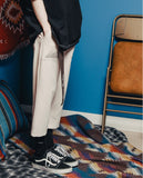 ダブルユーブイプロジェクト(WV PROJECT) BELT BANDING CROP PANTS SOFTBLUE JJLP7257