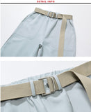 ダブルユーブイプロジェクト(WV PROJECT) BELT BANDING CROP PANTS SOFTBLUE JJLP7257