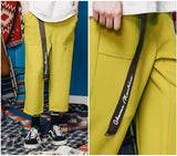 ダブルユーブイプロジェクト(WV PROJECT) BELT BANDING CROP PANTS Olive JJLP7257