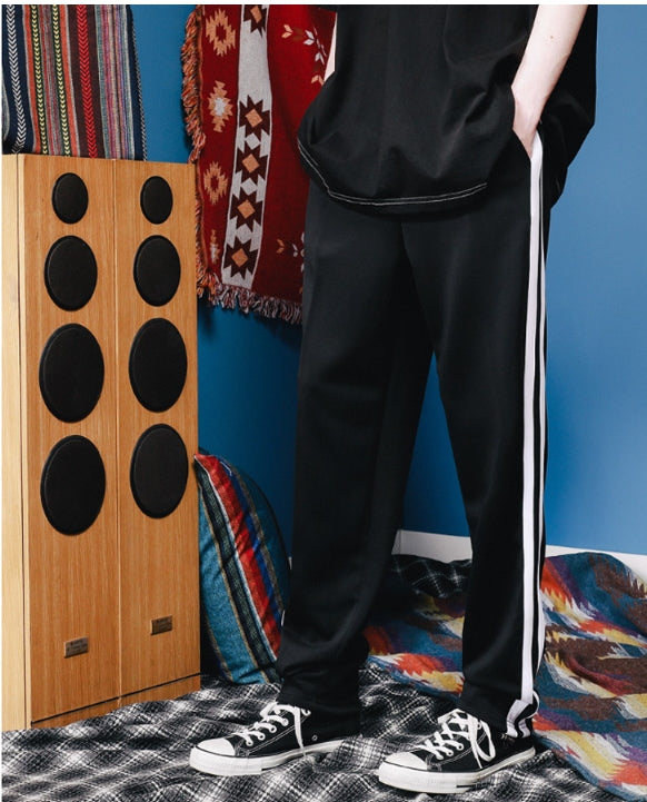 ダブルユーブイプロジェクト(WV PROJECT) Head Light TRACK PANTS BLACK KHLP7282