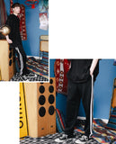 ダブルユーブイプロジェクト(WV PROJECT) Head Light TRACK PANTS BLACK KHLP7282