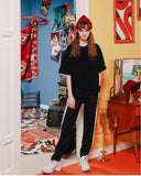 ダブルユーブイプロジェクト(WV PROJECT) Head Light TRACK PANTS BLACK KHLP7282