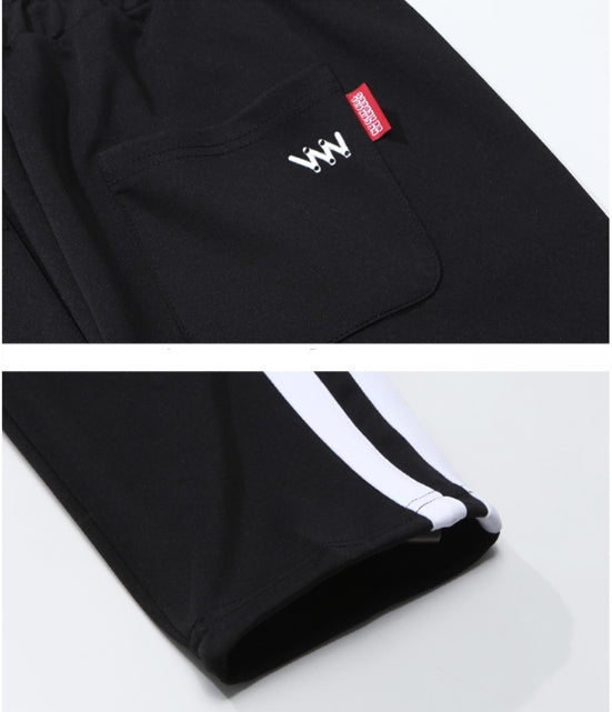 ダブルユーブイプロジェクト(WV PROJECT) Head Light TRACK PANTS BLACK KHLP7282