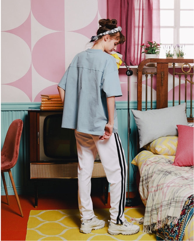ダブルユーブイプロジェクト(WV PROJECT) Head Light TRACK PANTS White KHLP7282