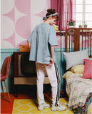 ダブルユーブイプロジェクト(WV PROJECT) Head Light TRACK PANTS White KHLP7282