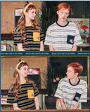 ダブルユーブイプロジェクト(WV PROJECT) DANNIE STRIPE SHORT SLEEVE JJST7172