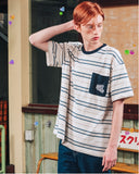 ダブルユーブイプロジェクト(WV PROJECT) DANNIE STRIPE SHORT SLEEVE JJST7172