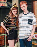 ダブルユーブイプロジェクト(WV PROJECT) DANNIE STRIPE SHORT SLEEVE JJST7172