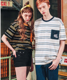 ダブルユーブイプロジェクト(WV PROJECT) DANNIE STRIPE SHORT SLEEVE 1+1 JJST7172