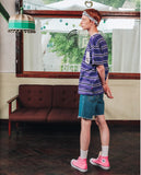 ダブルユーブイプロジェクト(WV PROJECT) DANNIE STRIPE SHORT SLEEVE 1+1 JJST7172