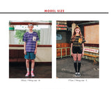 ダブルユーブイプロジェクト(WV PROJECT) DANNIE STRIPE SHORT SLEEVE 1+1 JJST7172