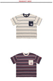 ダブルユーブイプロジェクト(WV PROJECT) DANNIE STRIPE SHORT SLEEVE 1+1 JJST7172