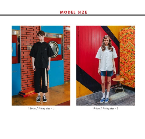 ダブルユーブイプロジェクト(WV PROJECT) NAME HENLEYNECK SHORT SHIRTS SWSS7276