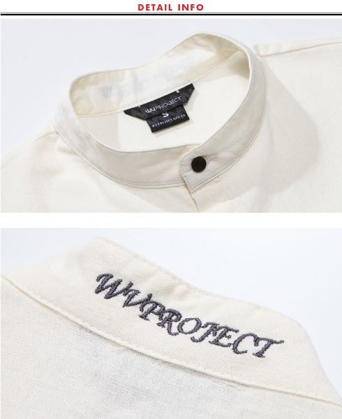 ダブルユーブイプロジェクト(WV PROJECT) NAME HENLEYNECK SHORT SHIRTS SWSS7276