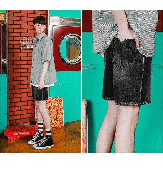 ダブルユーブイプロジェクト(WV PROJECT) CHEN DENIM SHORT PANTS MJSP7286