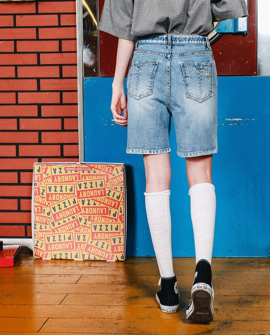 ダブルユーブイプロジェクト(WV PROJECT) CHEN DENIM SHORT PANTS MJSP7286