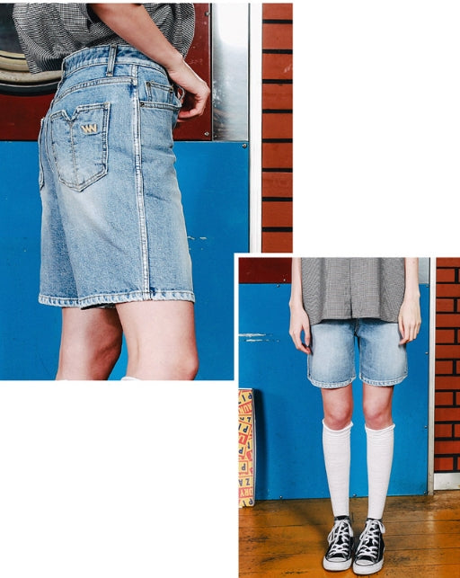 ダブルユーブイプロジェクト(WV PROJECT) CHEN DENIM SHORT PANTS MJSP7286