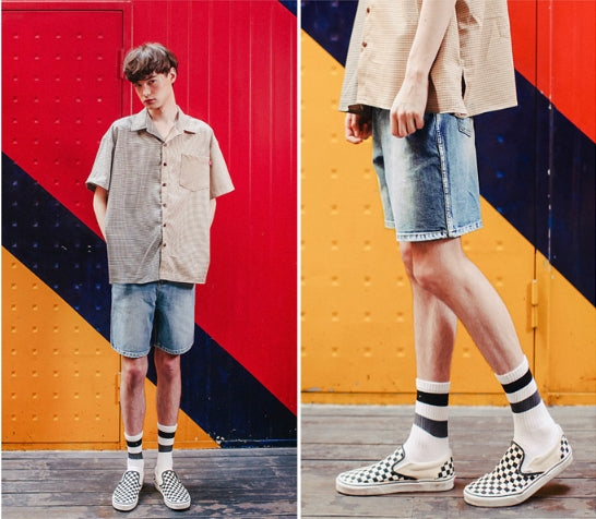ダブルユーブイプロジェクト(WV PROJECT) CHEN DENIM SHORT PANTS MJSP7286