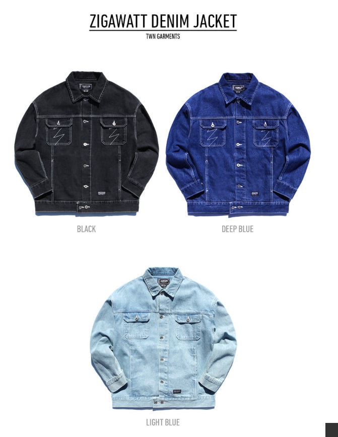 ティーダヴリューエヌ(TWN) ZIGAWATT DENIM JACKET YMOT3146