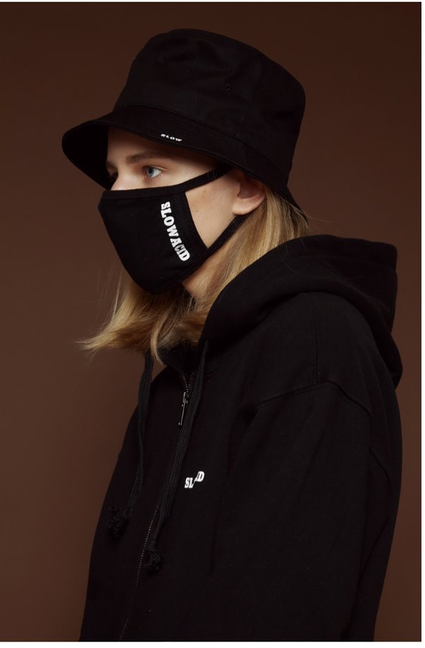 スローアシッド(SLOW ACID) コットン マスク (ブラック)